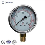 1/8 एनपीटी तेल ईंधन दबाव गेज