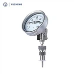 साइड कनेक्टेड सामान्य प्रयोजन द्वि-धातु थर्मामीटर